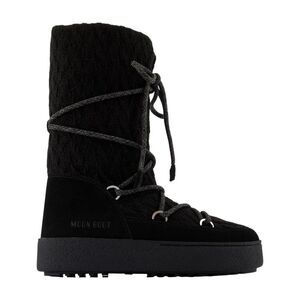 Mb X Gir Ltrack Boots - Moon Boot - Leather - Black